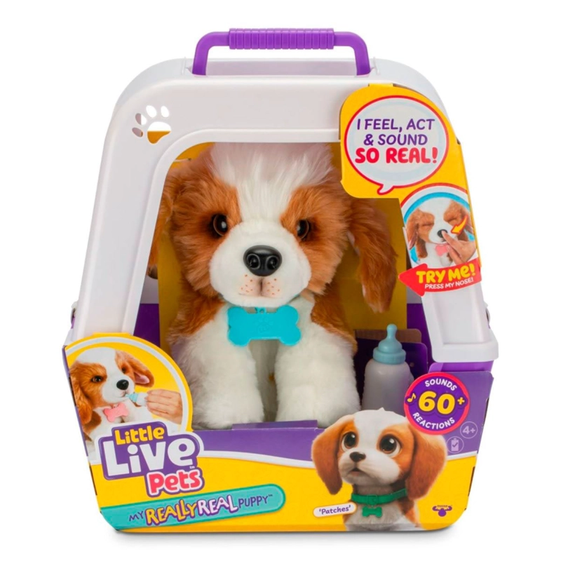 FIGURA COLECCIONABLE LITTLE LIVE PETS CACHORRO REALISTA CON - 6