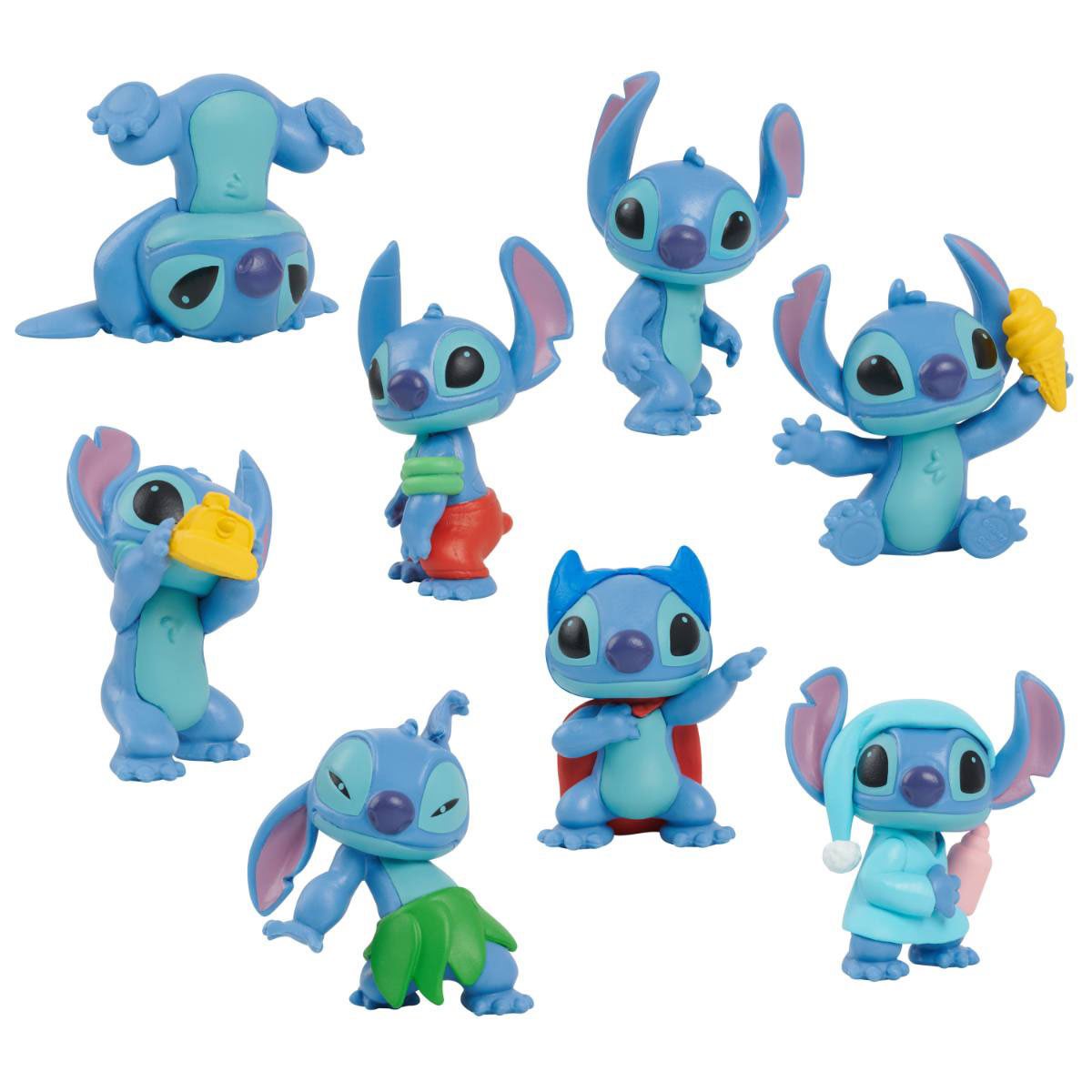SET DE 8 FIGURAS ANSALDO MULTICOLOR STITCH - 1