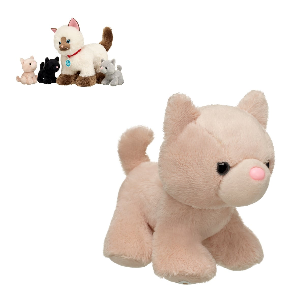 PELUCHE MINI BUILD A BEAR GATO CREMA COLECCIONABLE - 1