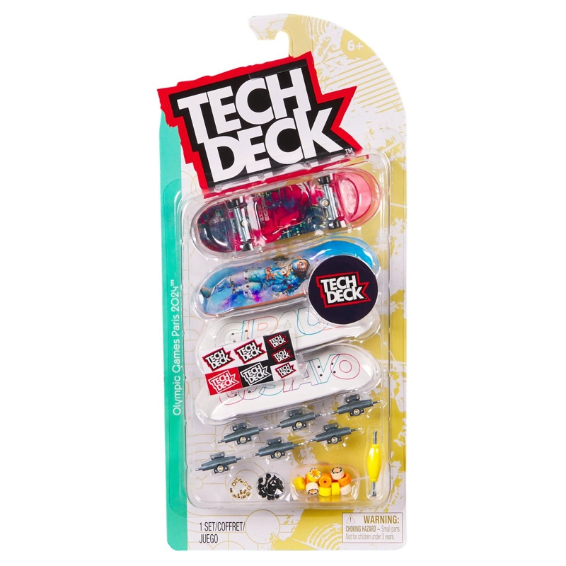 JUGUETE TECH DECK PACK 4 FELIPE GUSTAVO PARIS 2024 - 2