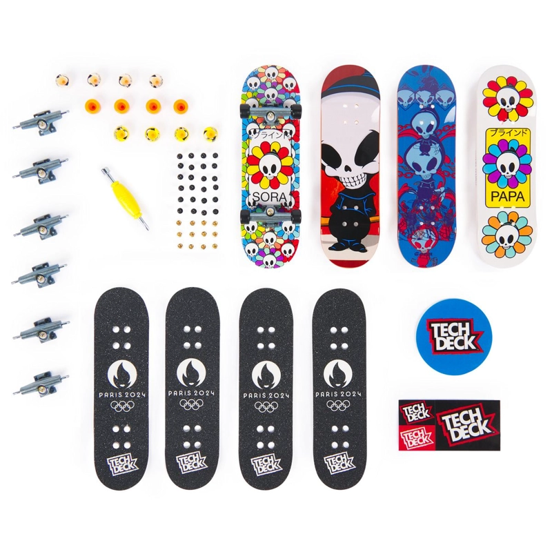 JUGUETE TECH DECK PACK 4 SORA SHIRAI PARIS 2024 - 1