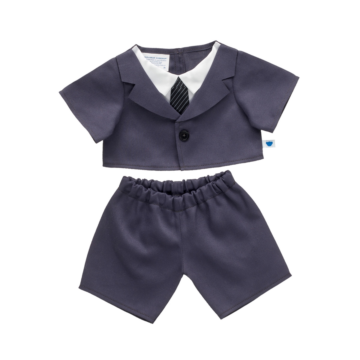 TRAJE DE NEGOCIOS BUILD A BEAR GRIS CLASICO - 2