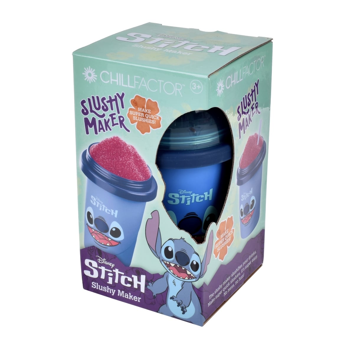 VASO PARA HACER GRANIZADOS CHILLFACTOR DISNEY - CELESTE - 3