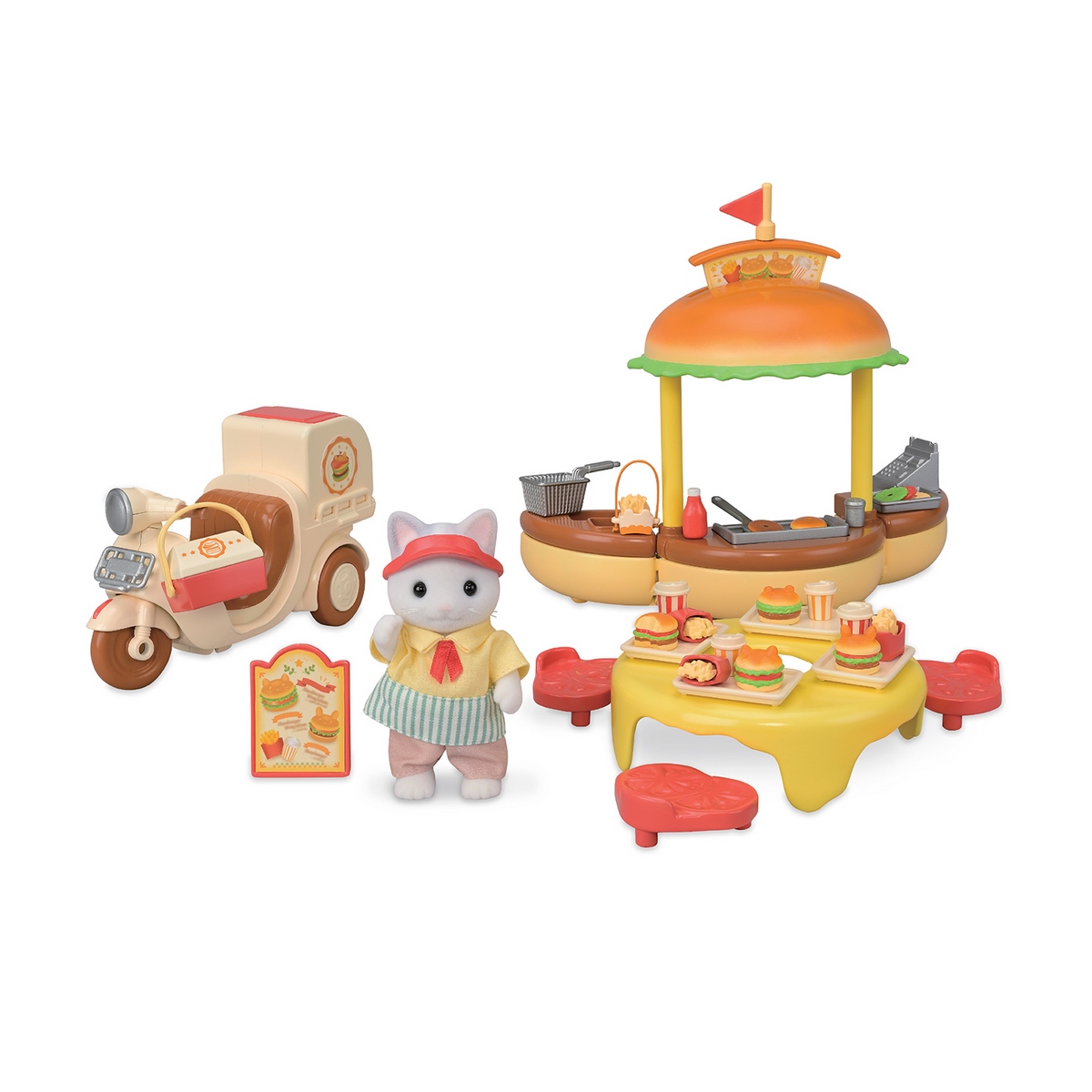 CARRO SYLVANIAN FAMILIES HAMBURGUESAS - 1