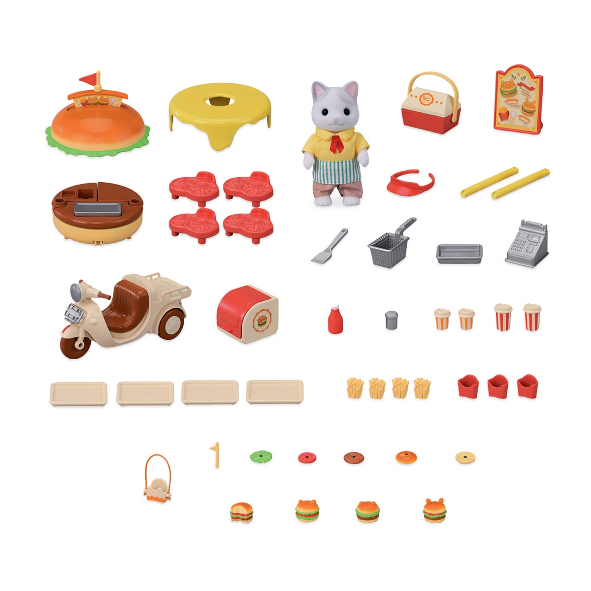 CARRO SYLVANIAN FAMILIES HAMBURGUESAS - 4