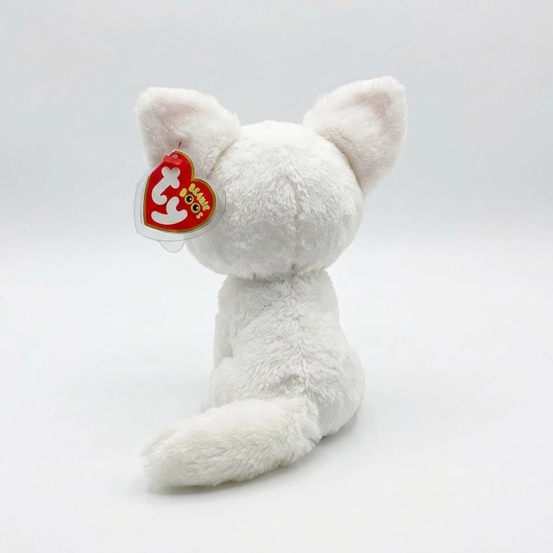 TY BEANIE BOOS PHOENIX ZORRO BLANCO REGULAR - 2