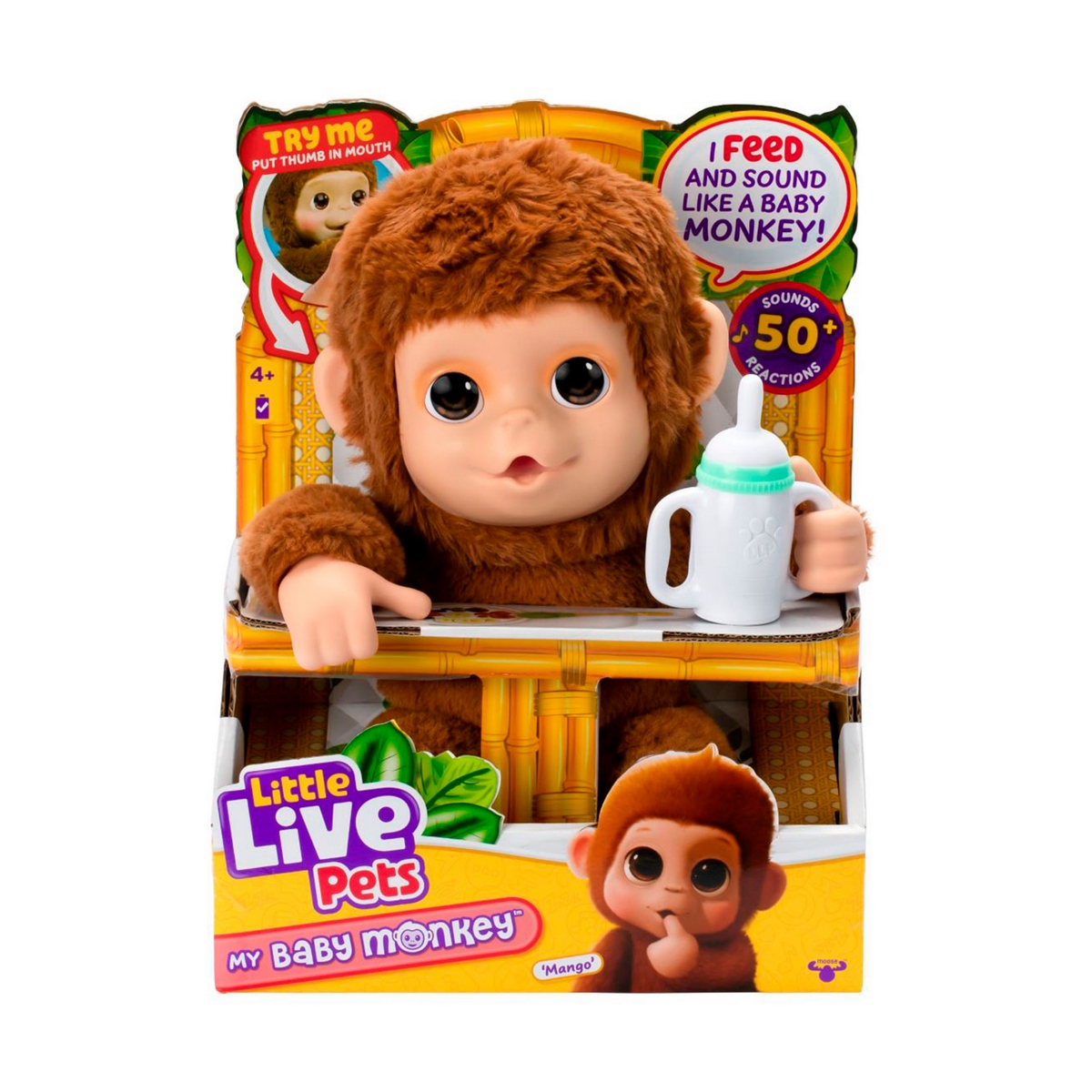 FIGURA COLECCIONABLE LITTLE LIVE PETS BEBE MONO INTERACTIVO - 3