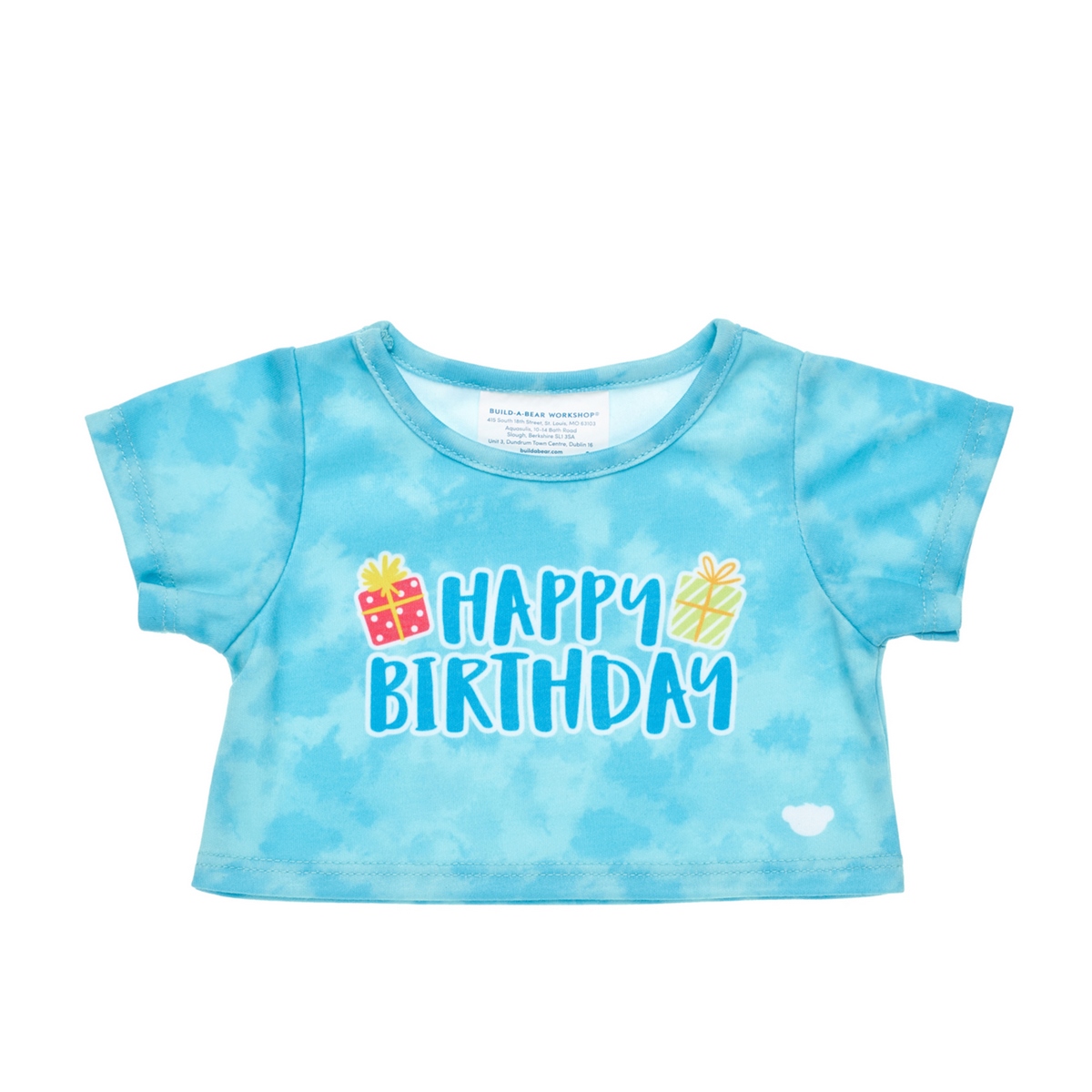 POLERA BUILD A BEAR CUMPLEAÑOS AZUL PARA PELUCHE - 4