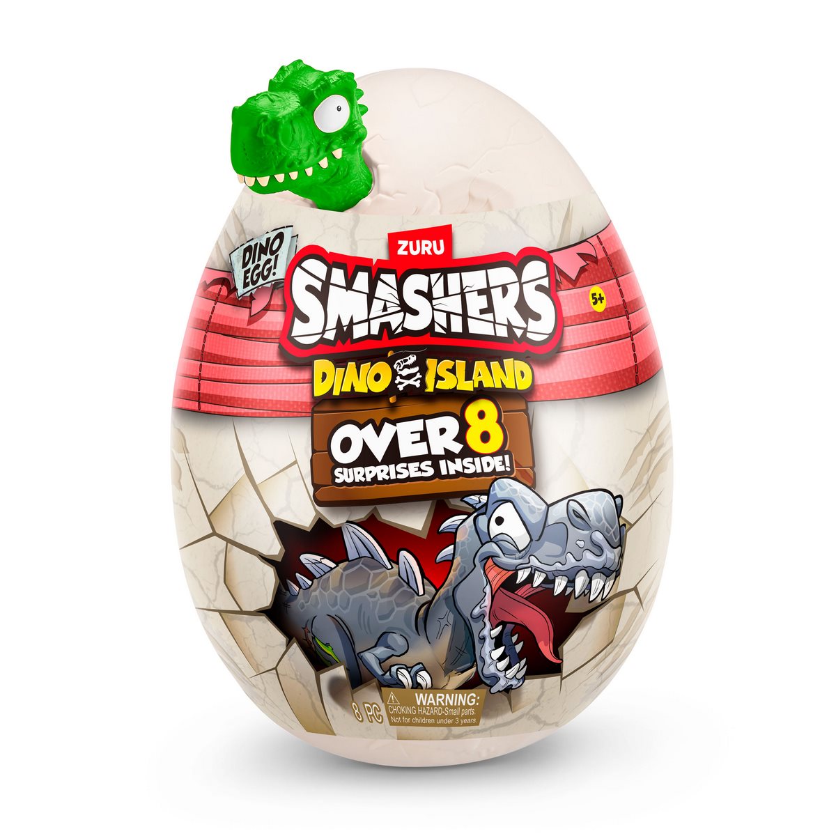 MINI HUEVO SMASHERS DINO ISLAND VERDE CON SORPRESAS - 3