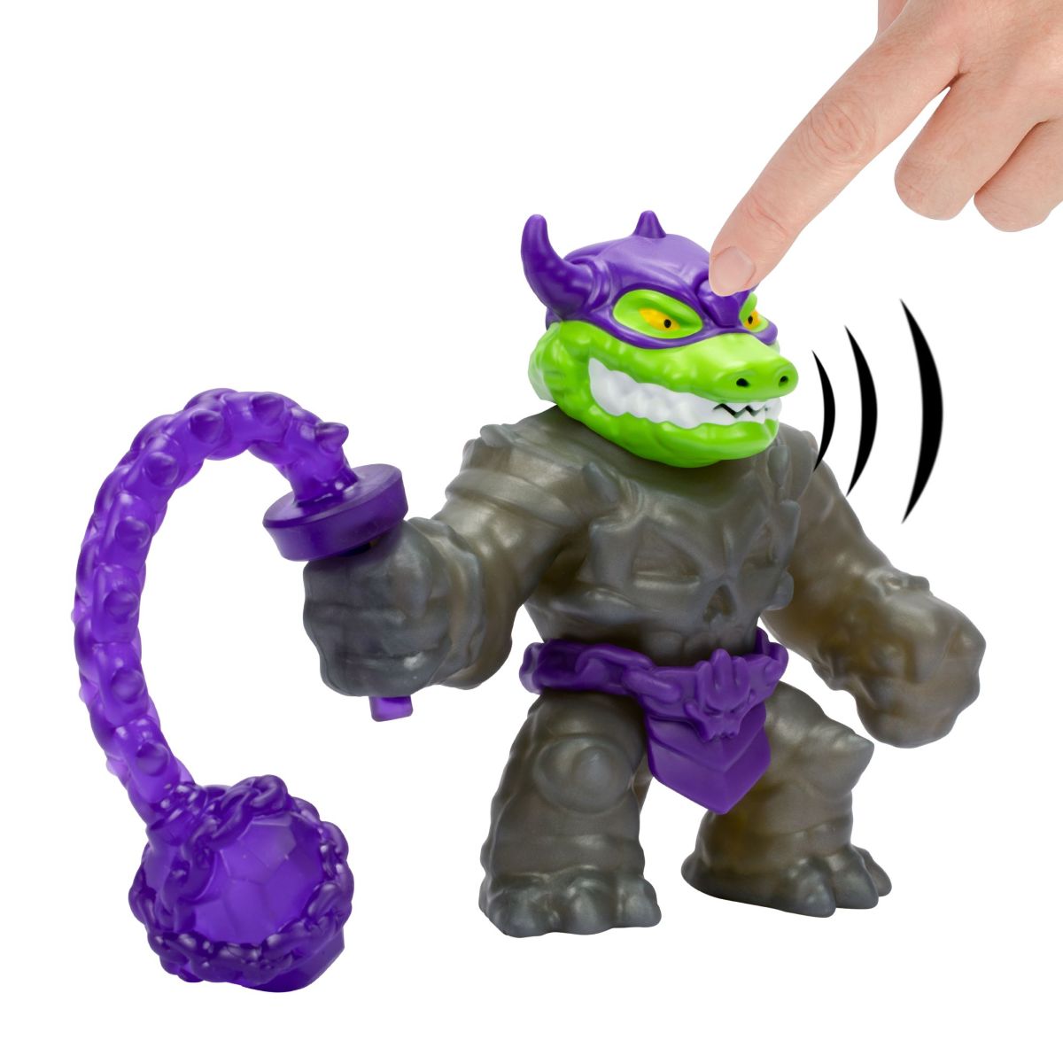 FIGURA HEROES OF GOO JIT ZU COLECCION ROCK JAW - LUJO - 2