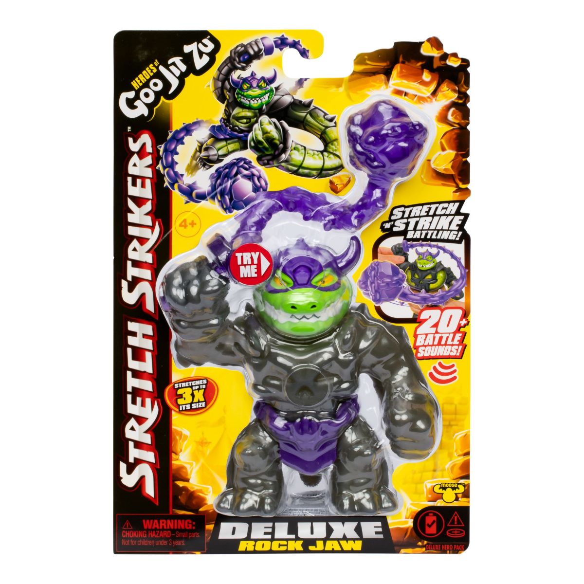 FIGURA HEROES OF GOO JIT ZU COLECCION ROCK JAW - LUJO - 3