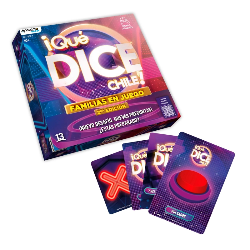 JUEGO DE MESA QUE  DICE CHILE FAMILIAS EN JUEGO - 1