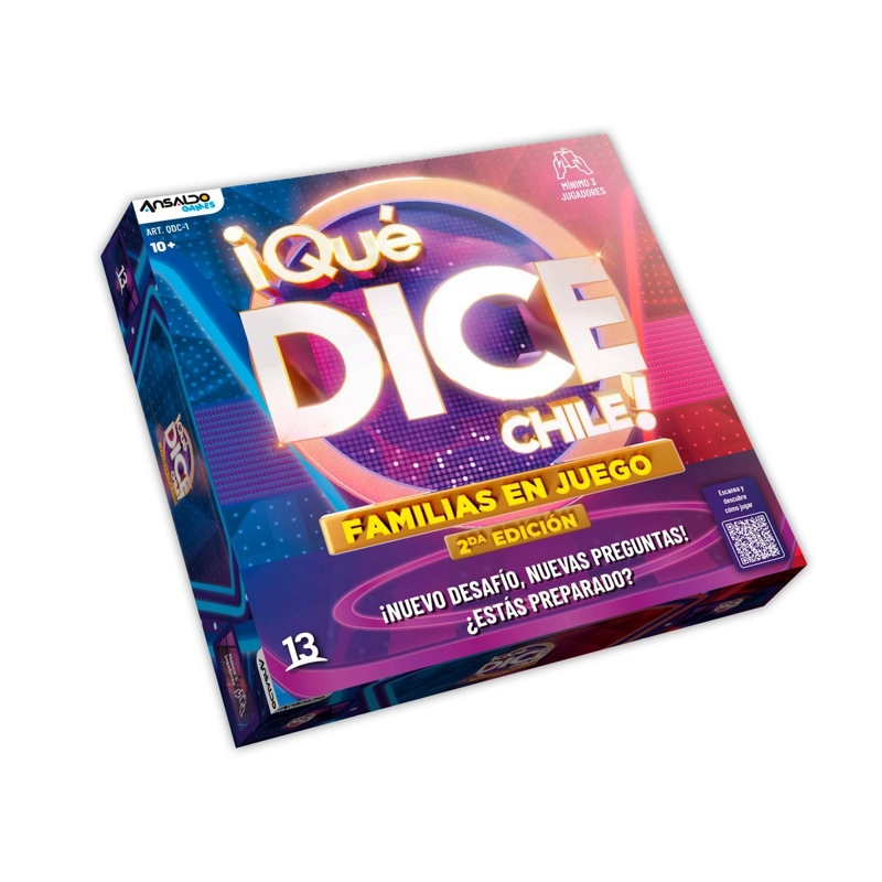 JUEGO DE MESA QUE  DICE CHILE FAMILIAS EN JUEGO - 2