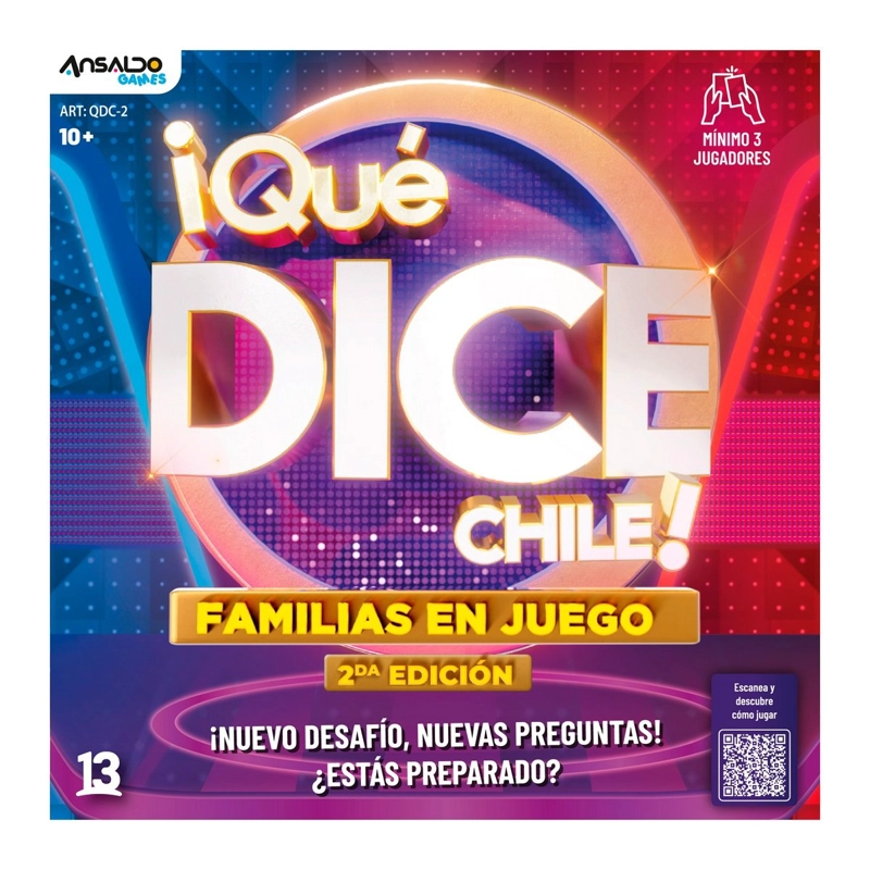 JUEGO DE MESA QUE  DICE CHILE FAMILIAS EN JUEGO - 3
