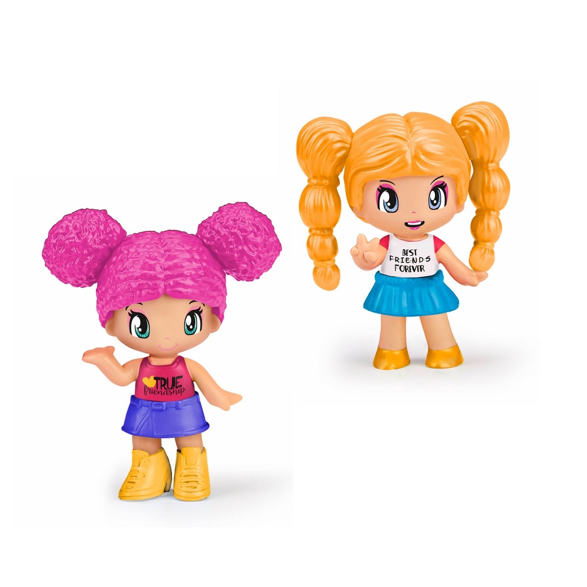 MUÑECAS PINYPON PACK 2 MEJORES AMIGAS CABELLO AMARILLO Y - 2