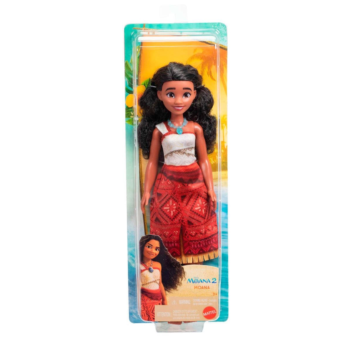 MUÑECA MOANA DISNEY VESTUARIO REMOVIBLE Y CABELLO ONDULADO - 2