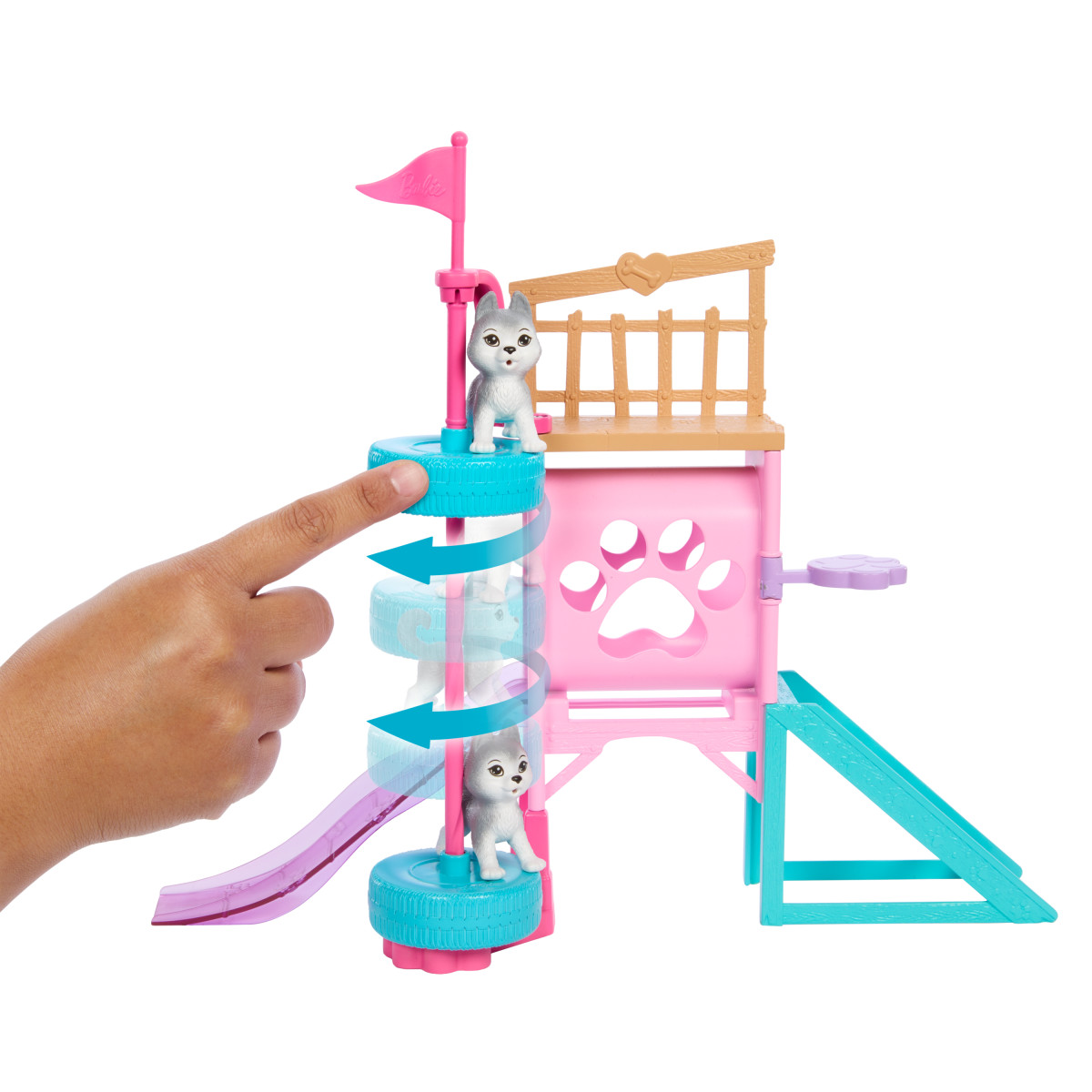 MUÑECA BARBIE SET JUEGO STACIE 20 PIEZAS CACHORRITOS - 5