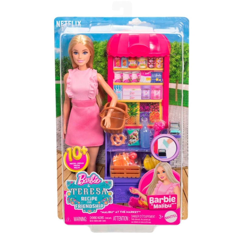 MUÑECA BARBIE SET SUPERMERCADO RECETA DE LA AMISTAD - 2