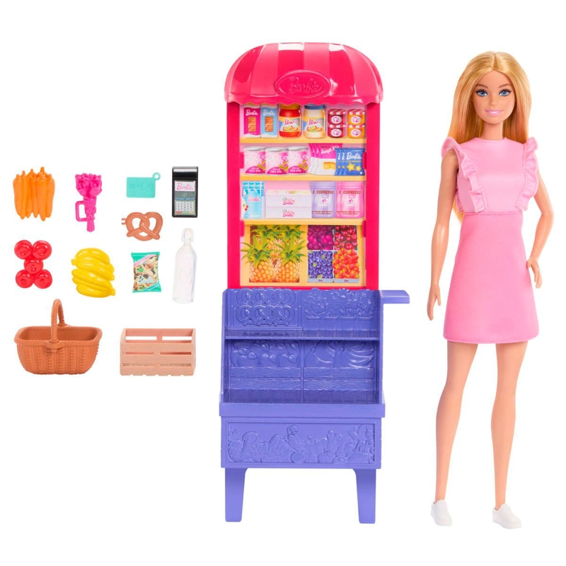 MUÑECA BARBIE SET SUPERMERCADO RECETA DE LA AMISTAD - 3