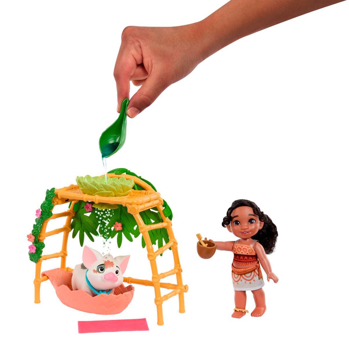 SET DE JUEGO MUÑECA MOANA CON ACCESORIOS PUA Y BAÑERA - 4