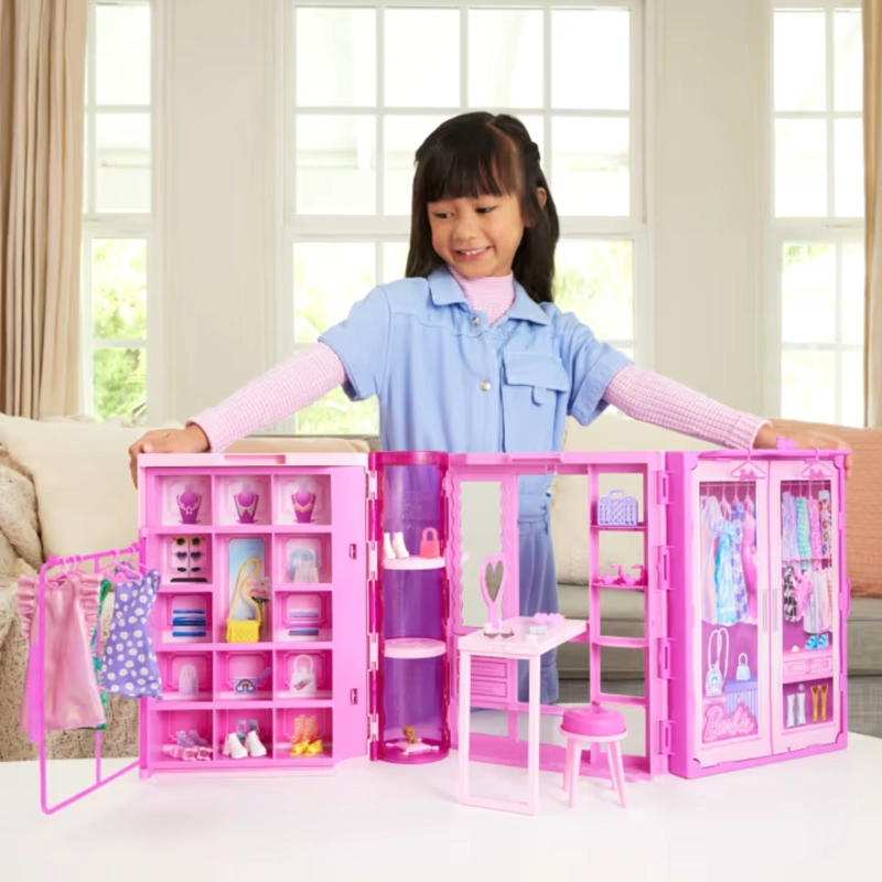 BARBIE SET CLOSET DE LOS SUEÑOS CON ACCESORIOS Y MUÑECA - 2