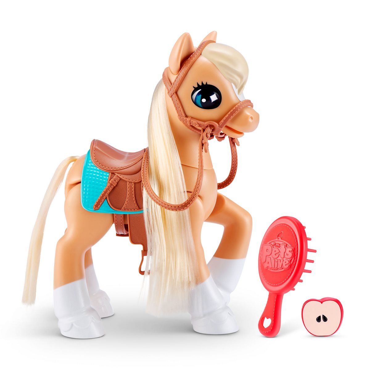 PELUCHE PONY MAGICO PETS ALIVE CON ESTABLO Y ACCESORIOS - 1
