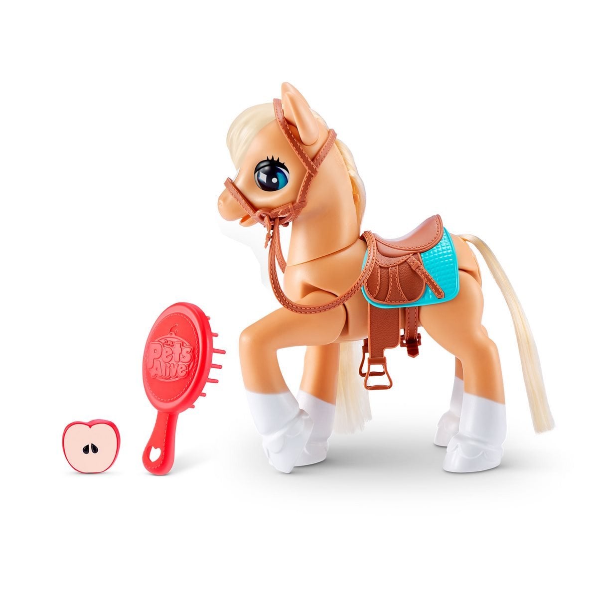 PELUCHE PONY MAGICO PETS ALIVE CON ESTABLO Y ACCESORIOS - 4