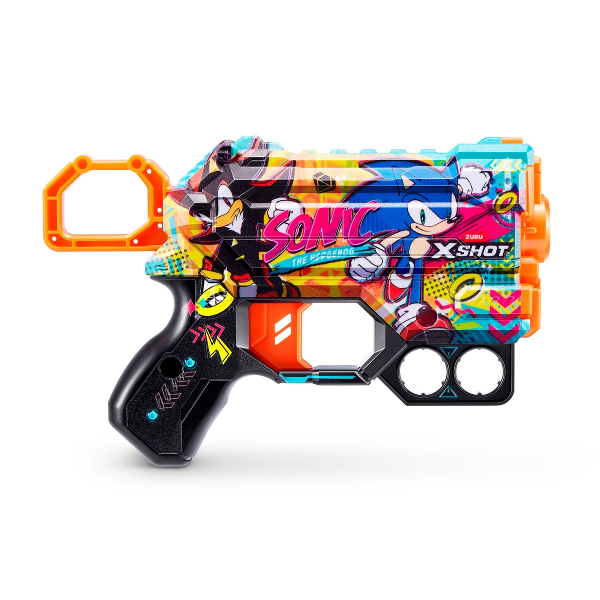 LANZADOR DE DARDOS X SHOT SKIN MENACE 8 DARDOS DE ESPUMA - 1