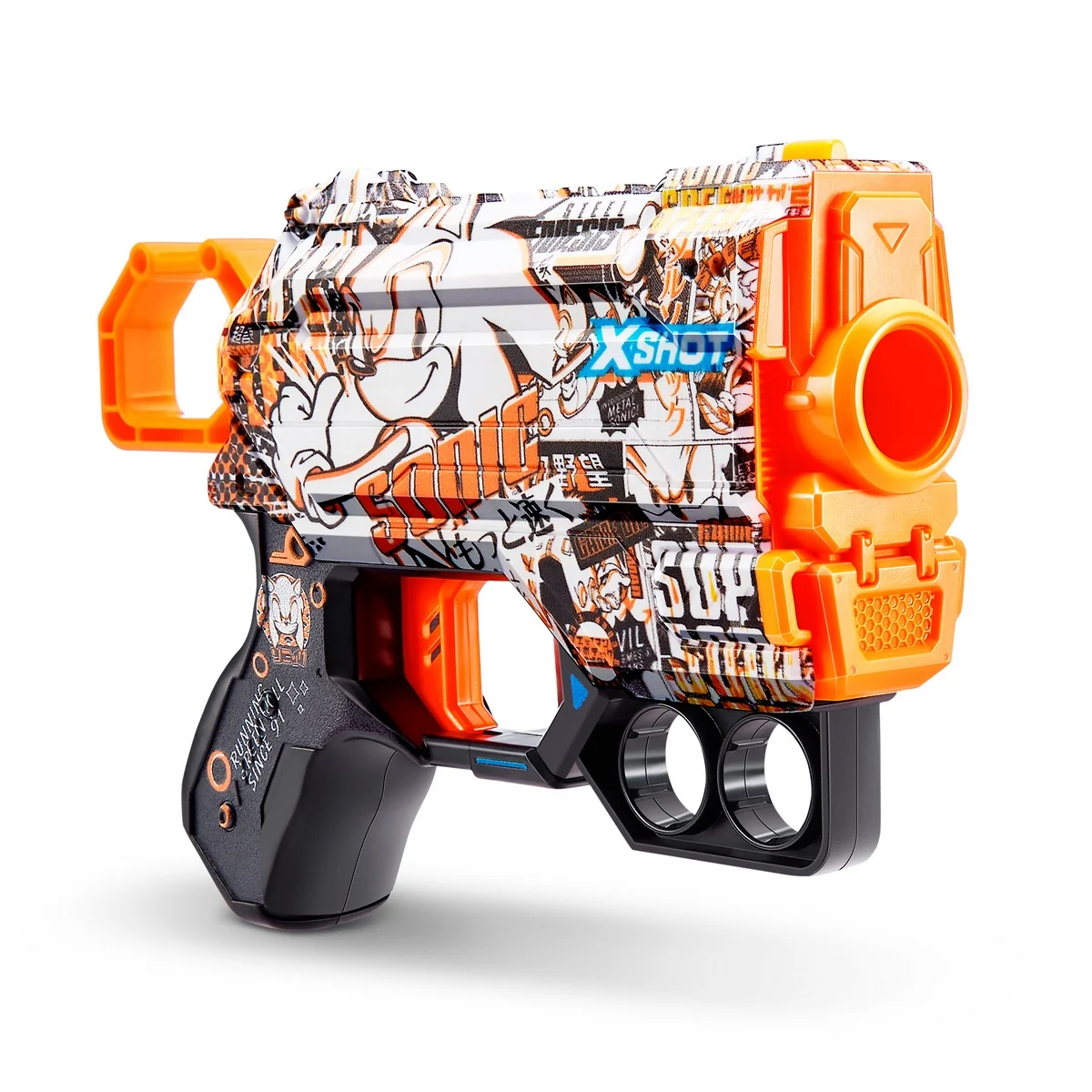LANZADOR DE DARDOS X SHOT SKIN MENACE 8 DARDOS COLECCION - 1