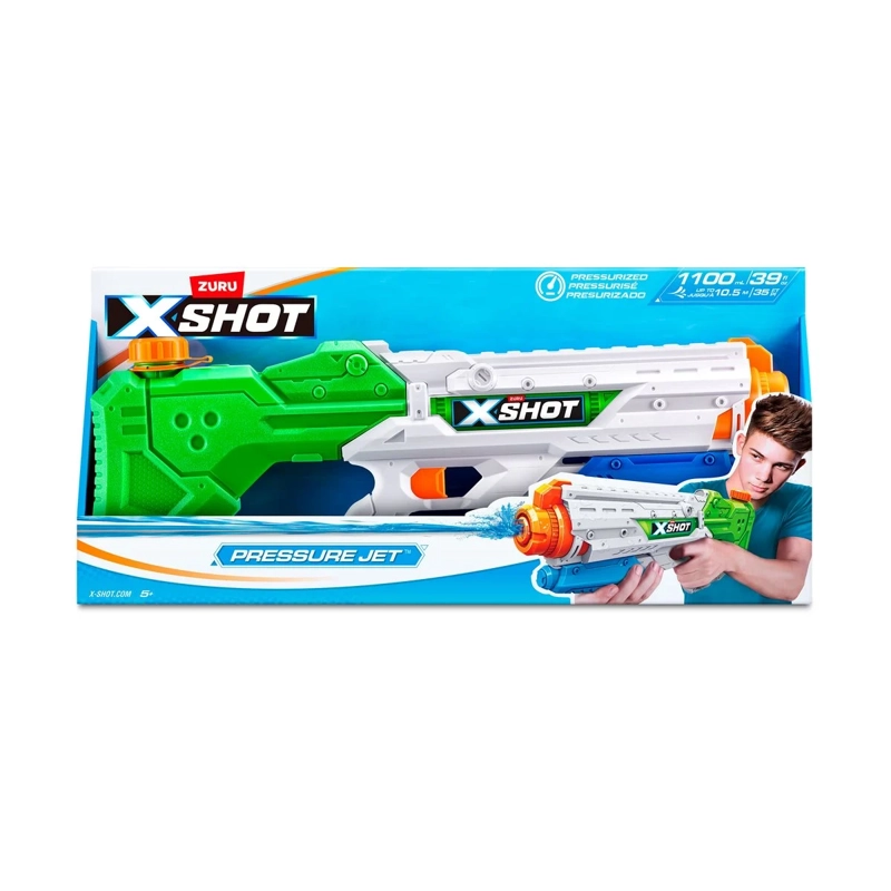 LANZADOR DE DARDOS DE AGUA X SHOT 1100 ML ERGONOMICO - 4