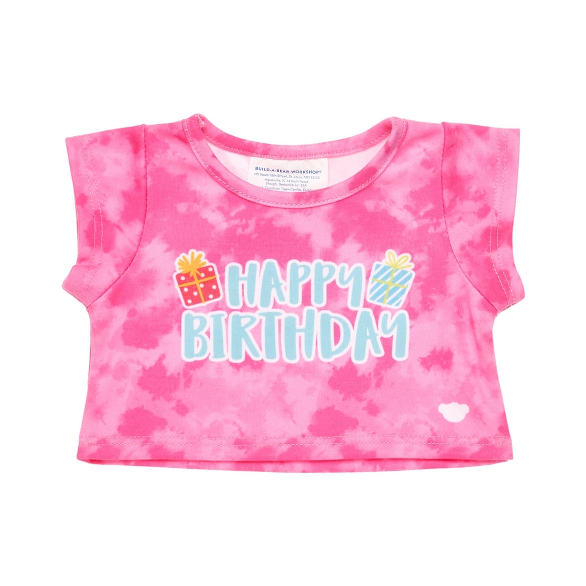 POLERA BUILD A BEAR CUMPLEAÑOS ROSA PARA PELUCHE - 2