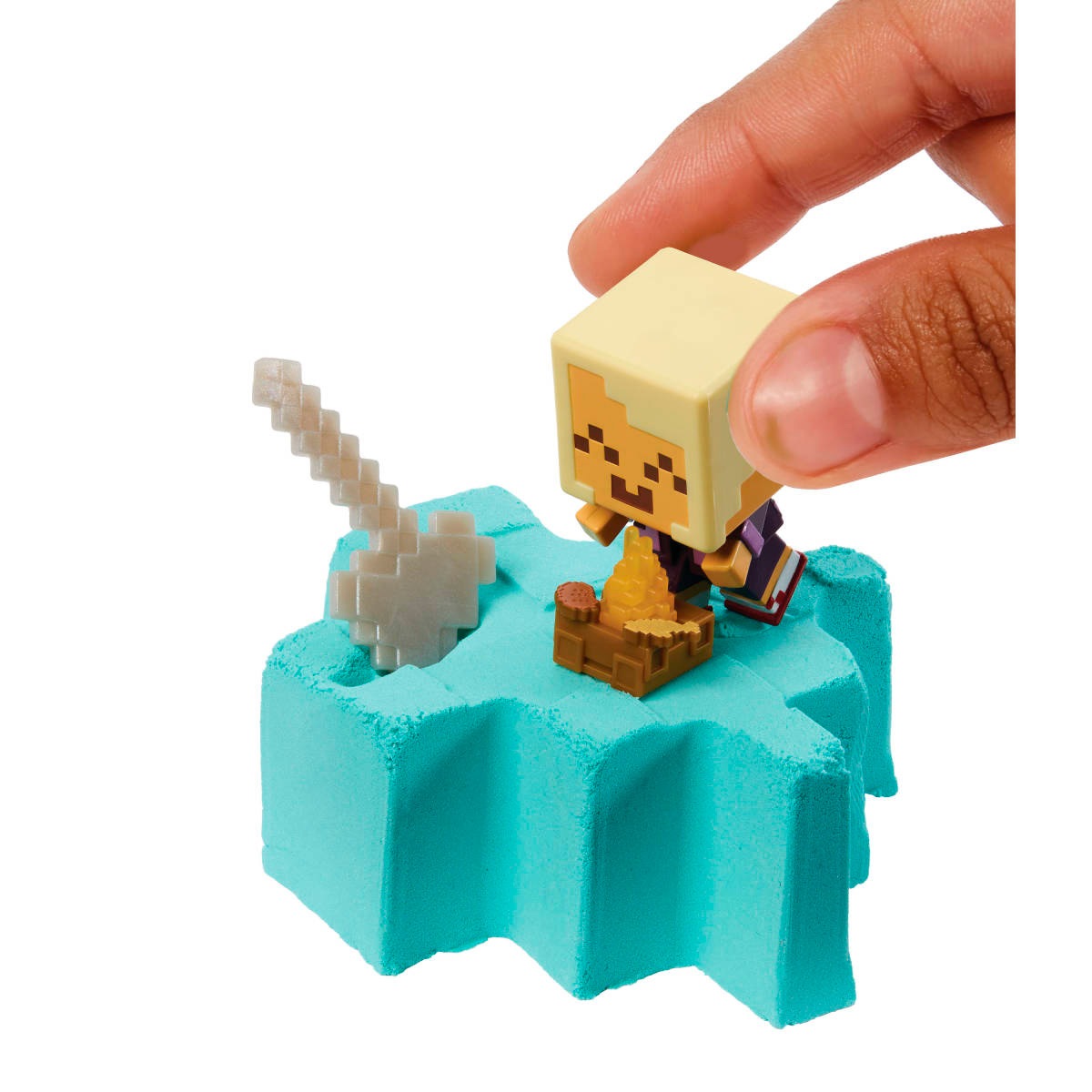 FIGURA DE ACCION MINECRAFT MINI MODE MINING - AMARILLO - 1