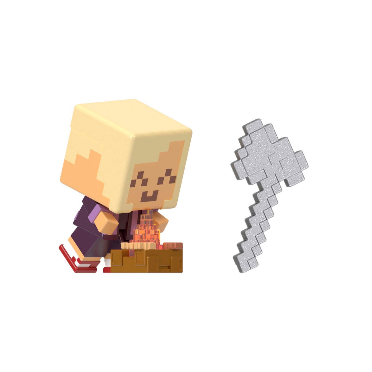 FIGURA DE ACCION MINECRAFT MINI MODE MINING - AMARILLO - 3