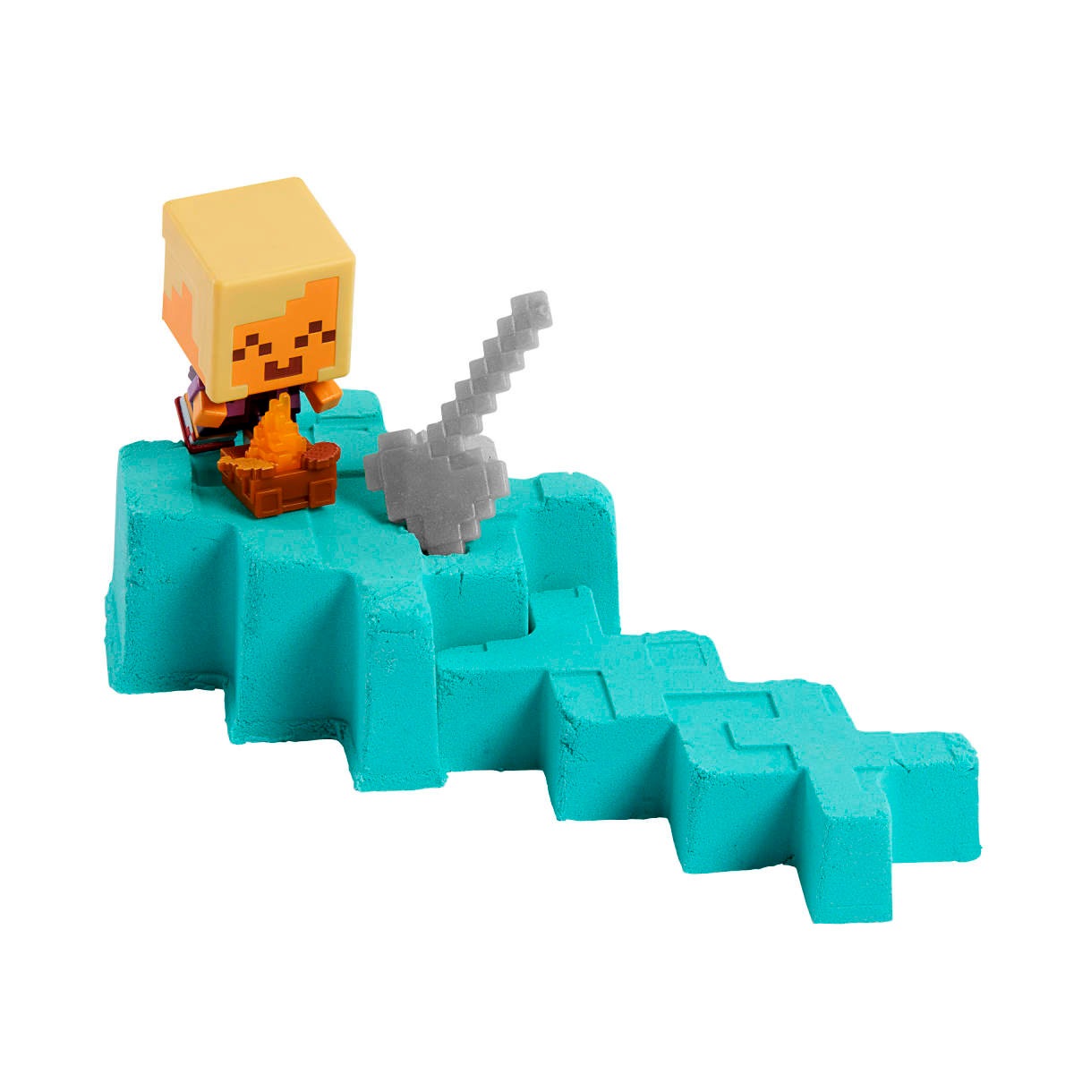FIGURA DE ACCION MINECRAFT MINI MODE MINING - AMARILLO - 4