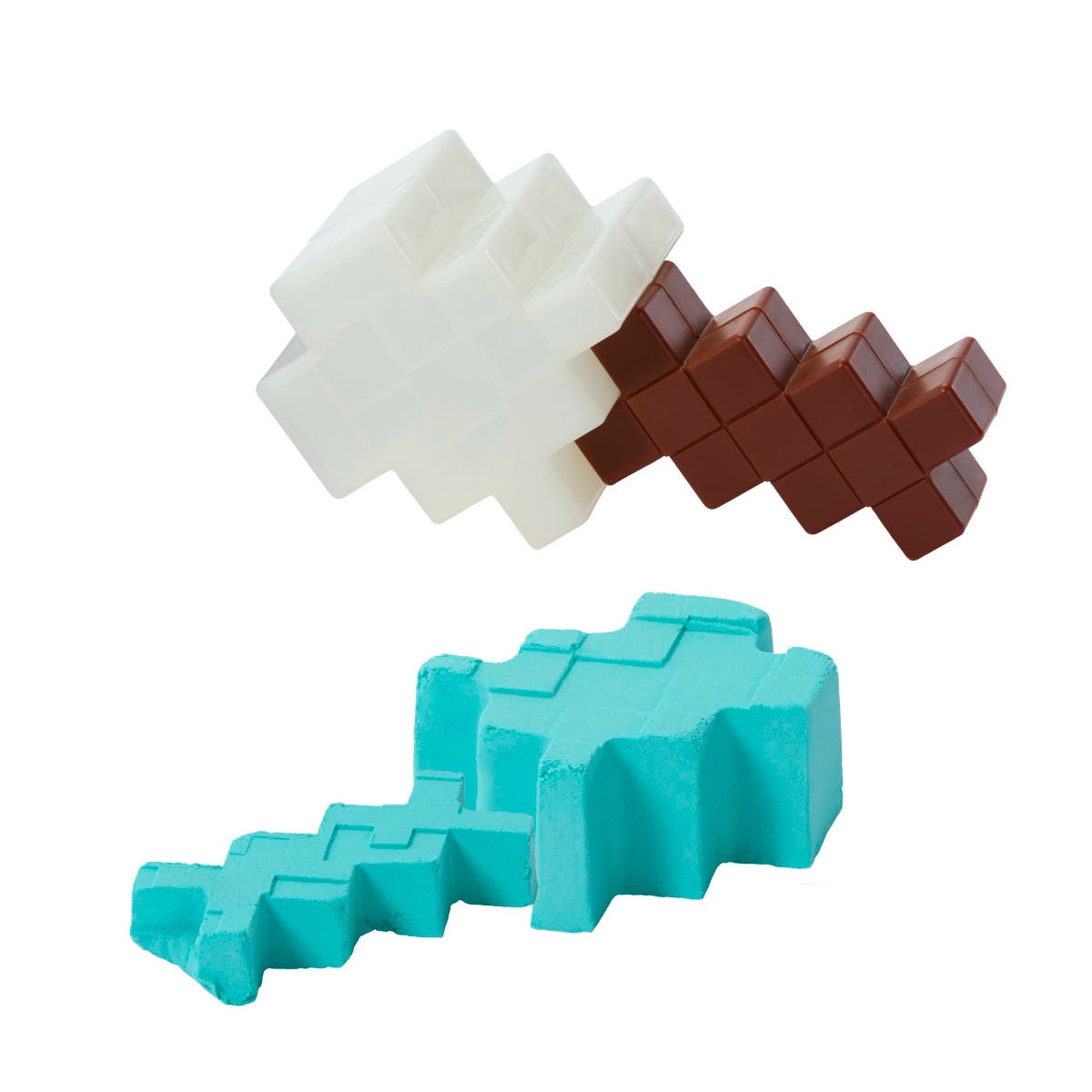 FIGURA DE ACCION MINECRAFT MINI MODE MINING - BLANCO - 2
