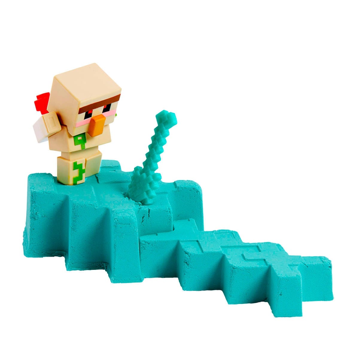 FIGURA DE ACCION MINECRAFT MINI MODE MINING - BLANCO - 5