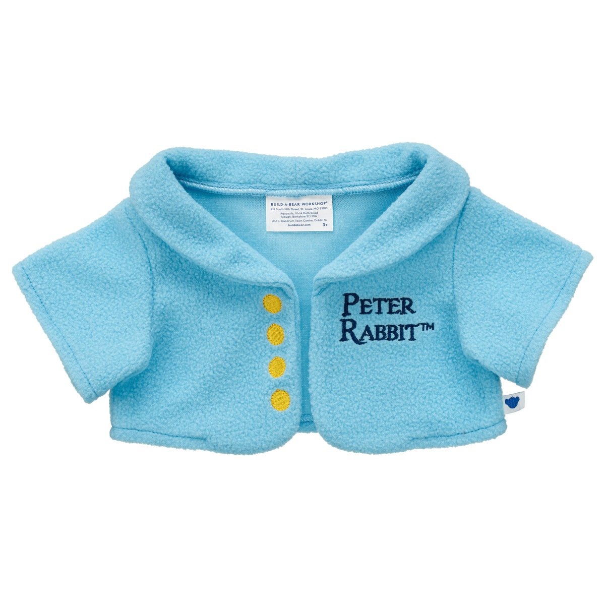 CHAQUETA BUILD A BEAR PETER RABBIT AZUL PARA PELUCHE - 2
