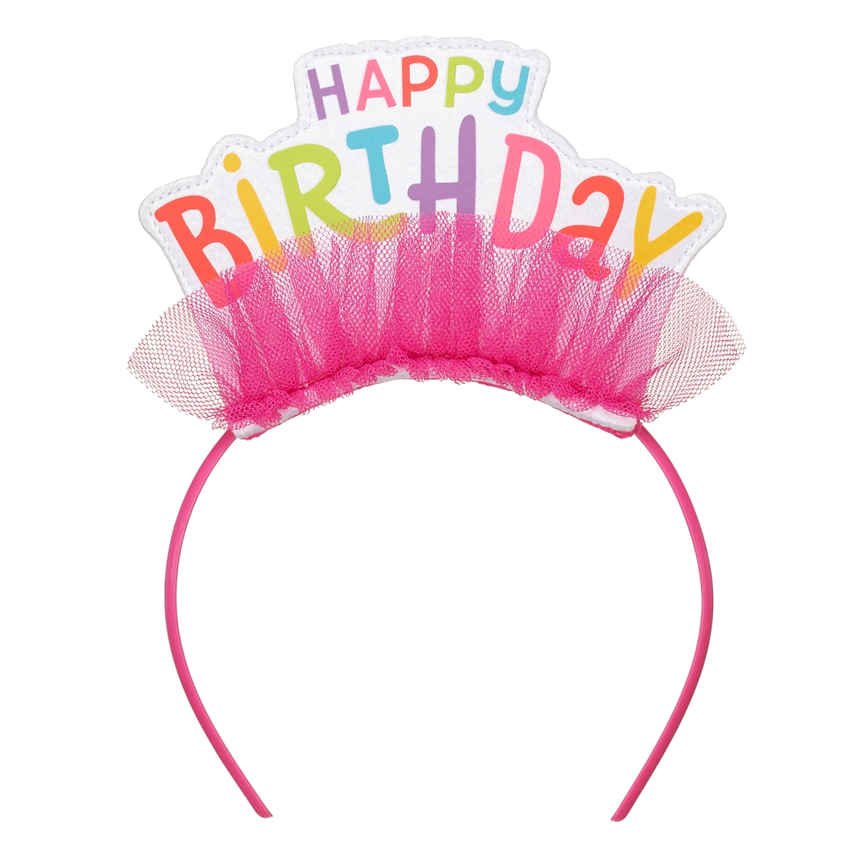 CINTILLO CUMPLEANOS ROSADO BUILD A BEAR ACCESORIOS PELUCHE