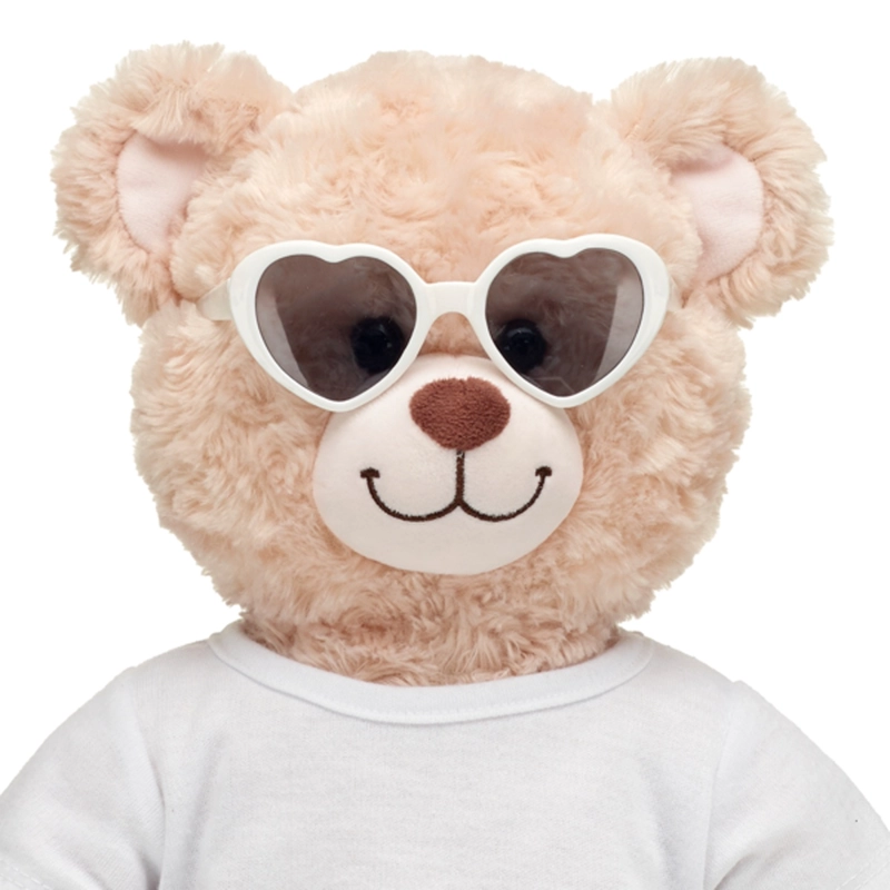 ANTEOJOS BUILD A BEAR CORAZONES BLANCOS ACCESORIOS PELUCHE - 6