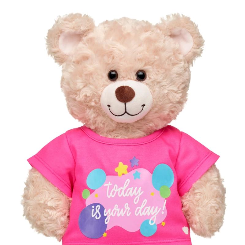 POLERA ROSA BUILD A BEAR MENSAJE TODAY IS YOUR DAY - 2