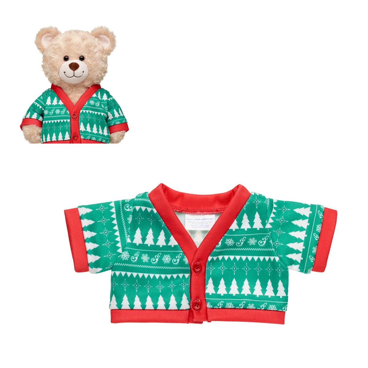 CHAQUETA BUILD A BEAR COLECCION MERRY MISSION NAVIDEÑA - 2
