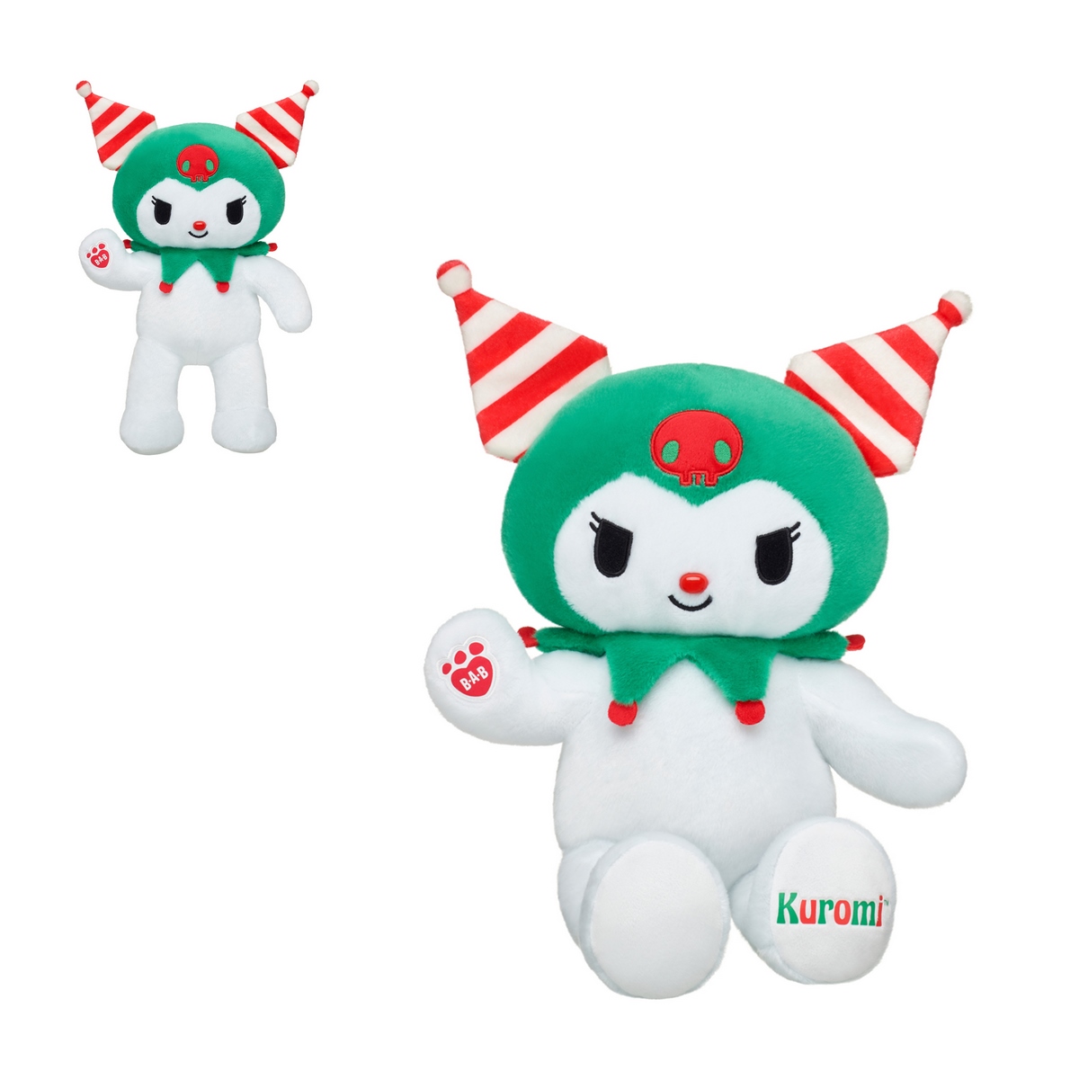 PELUCHE BUILD A BEAR KUROMI NAVIDEÑO COLECCION SANRIO - 1