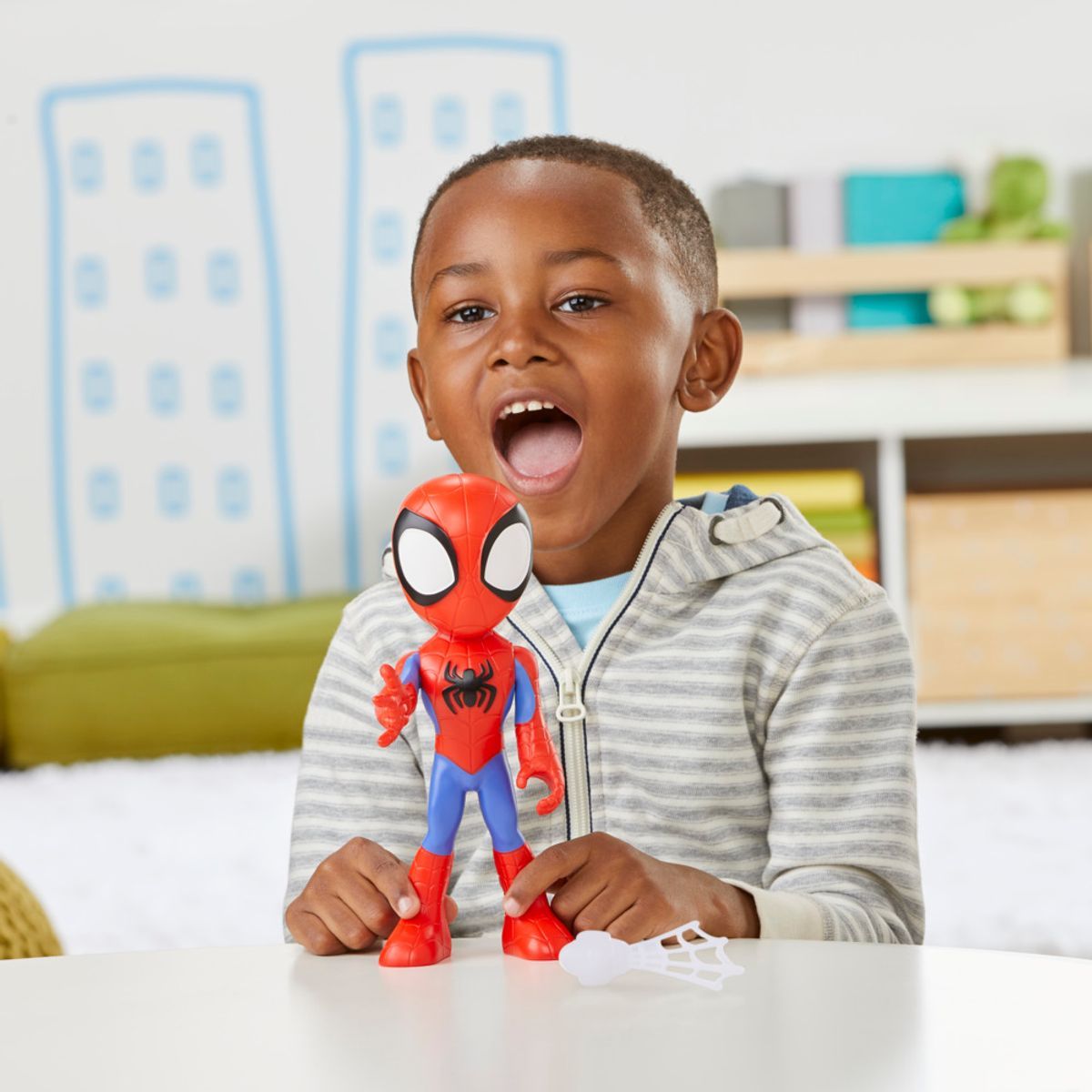 FIGURA DE ACCION SPIDEY MEGA 22.5 CM ARTICULADA - 8
