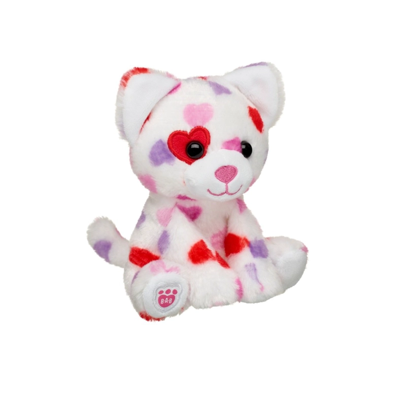 MINI PELUCHE BUILD A BEAR GATA CORAZONES BE MINE - 1
