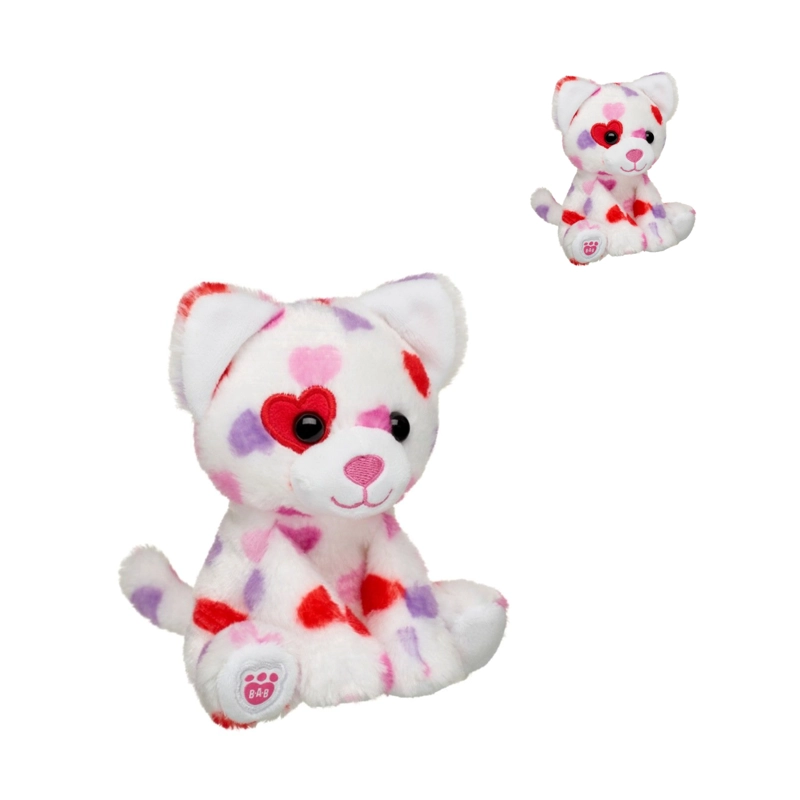 MINI PELUCHE BUILD A BEAR GATA CORAZONES BE MINE - 2