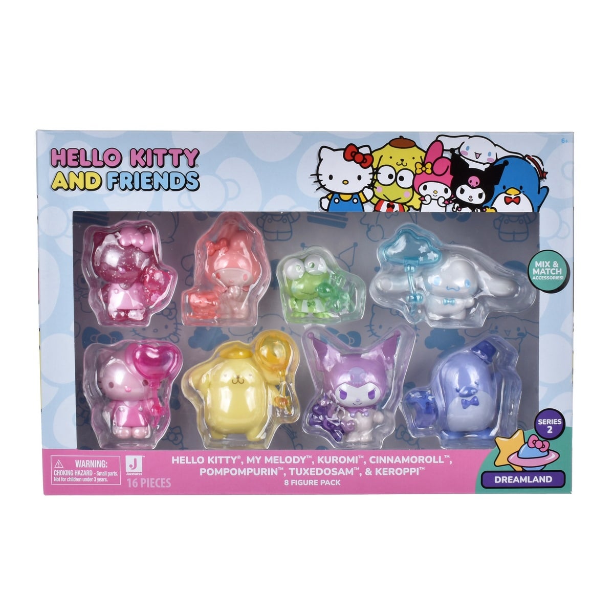 FIGURAS DE ACCION HELLO KITTY COLECCION 8 PERSONAJES - 1