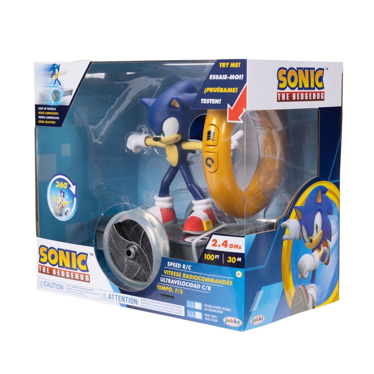 SKATE R/C SONIC FIGURA ARTICULADA Y MANDO GOLD RING - 2