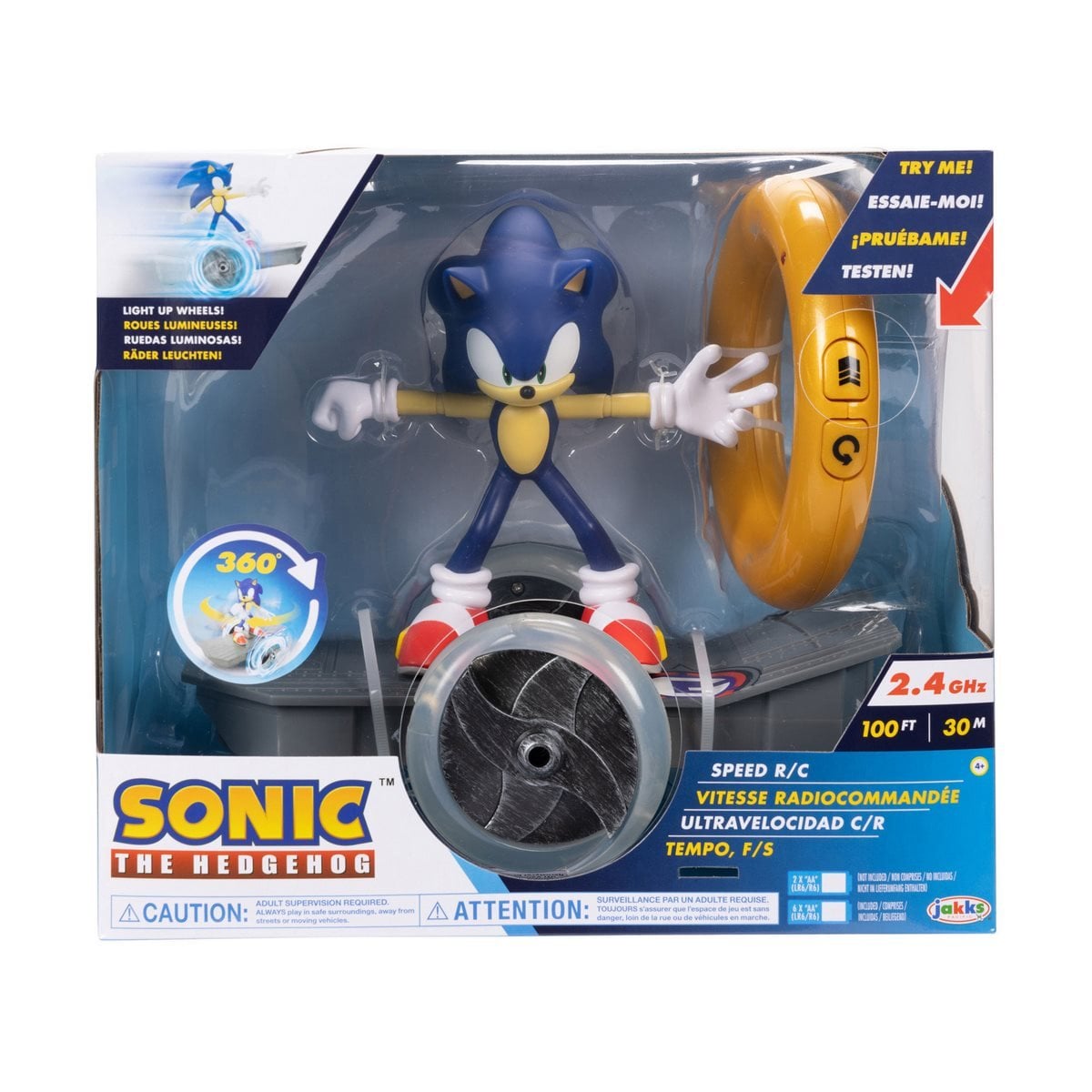 SKATE R/C SONIC FIGURA ARTICULADA Y MANDO GOLD RING - 3