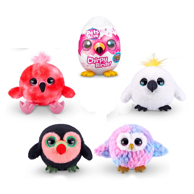 PELUCHE PETS ALIVE COLECCION CHIRPY BIRDS HUEVO SORPRESA - 2