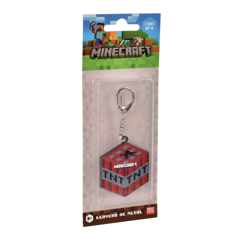LLAVERO METALICO MINECRAFT COLECCION TNT - 2